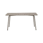 Baca - Metal Garden Table - Taupe