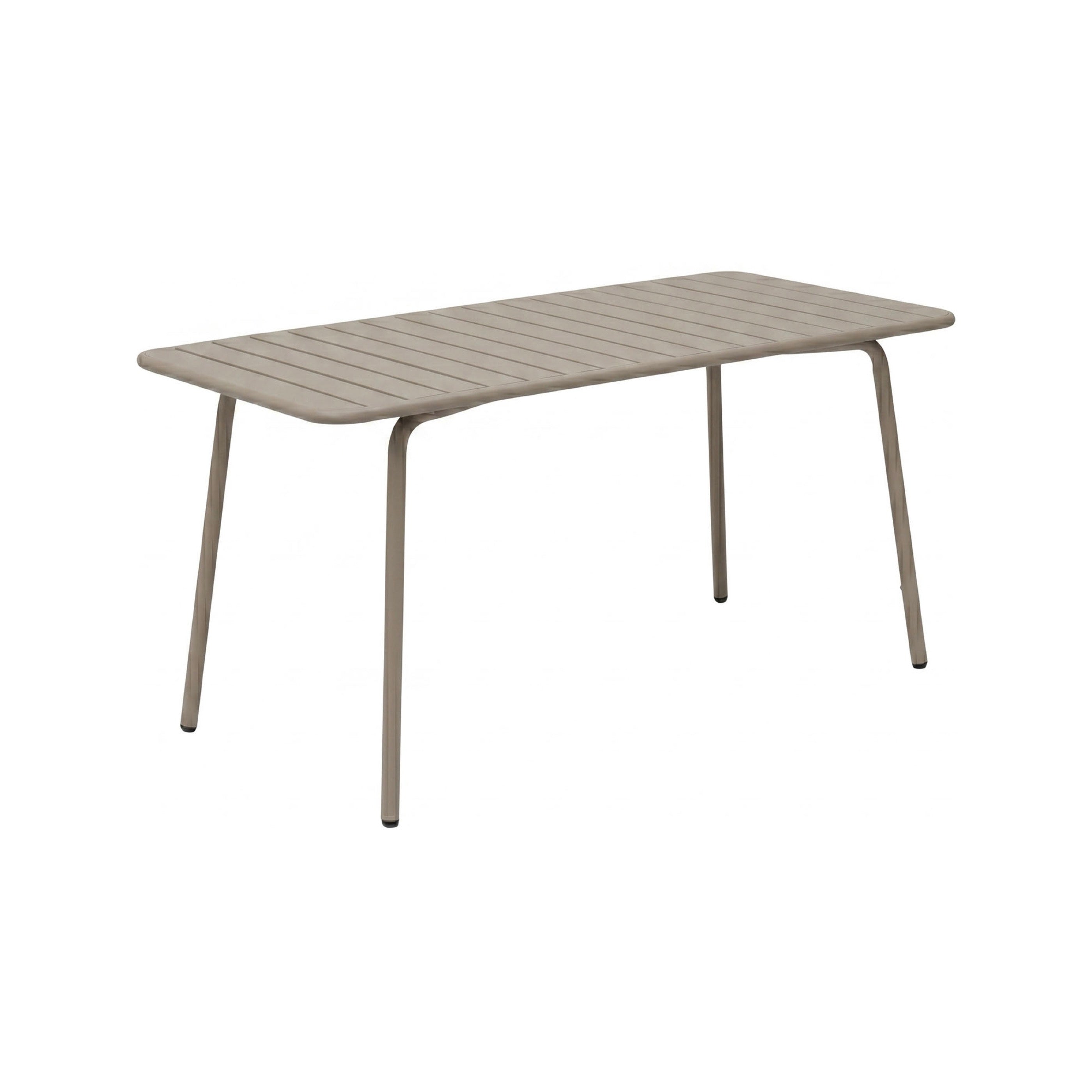 Baca - Metal Garden Table - Taupe