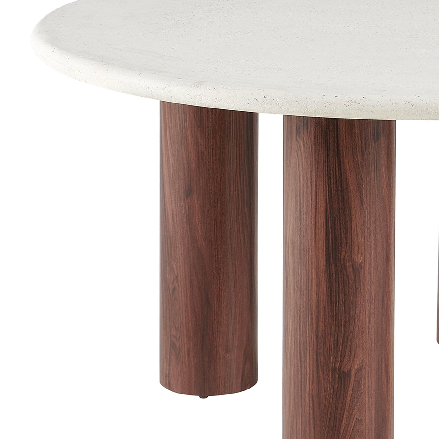 Mesa de comedor redonda - Beige