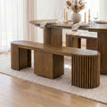 Constance - Extendable Bench - Brown Oak