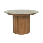 Constance - Extendable Table With Storage - Brown Oak
