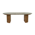 Constance - Extendable Table With Storage - Brown Oak