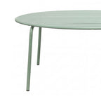 Baca - Garden Table + 6 Metal Chairs Set - Green