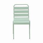 Baca - Garden Table + 6 Metal Chairs Set - Green