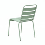 Baca - Garden Table + 6 Metal Chairs Set - Green