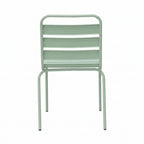 Baca - Garden Table + 6 Metal Chairs Set - Green