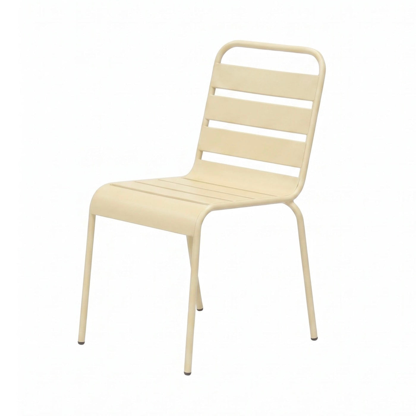 Baca - Conjunto Mesa de Jardín + 8 Sillas de Metal - Crema