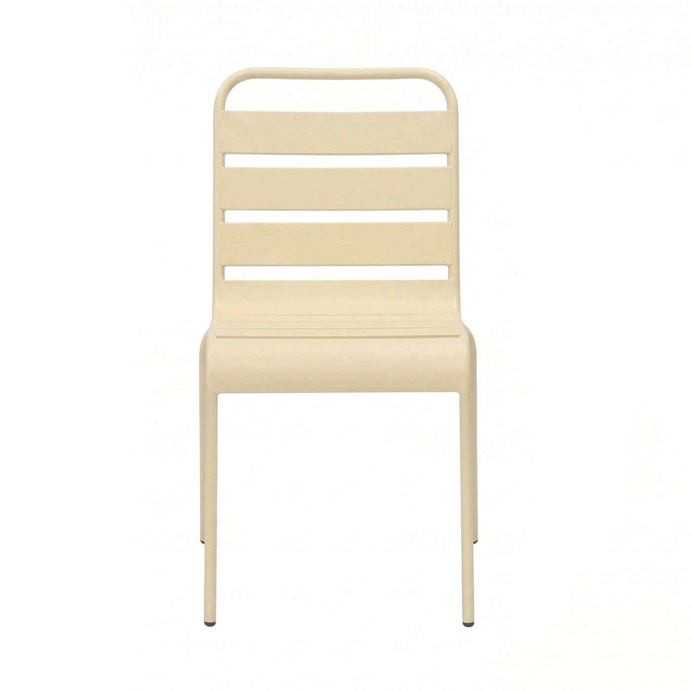 Baca - Conjunto Mesa de Jardín + 8 Sillas de Metal - Crema