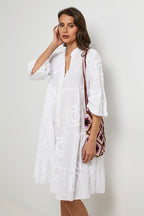 Robe Chemise - Blanc - Femme
