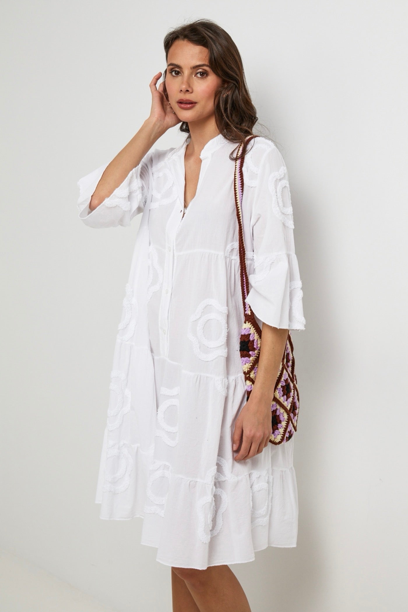 Robe Chemise - Blanc - Femme