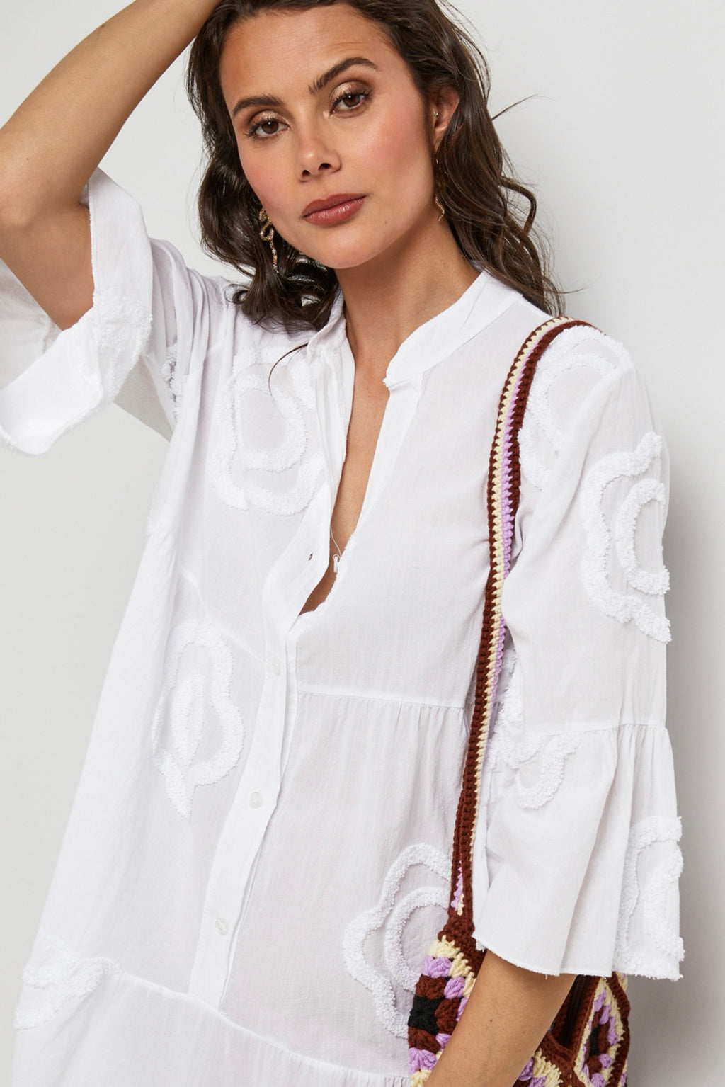 Robe Chemise - Blanc - Femme