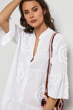 Robe Chemise - Blanc - Femme