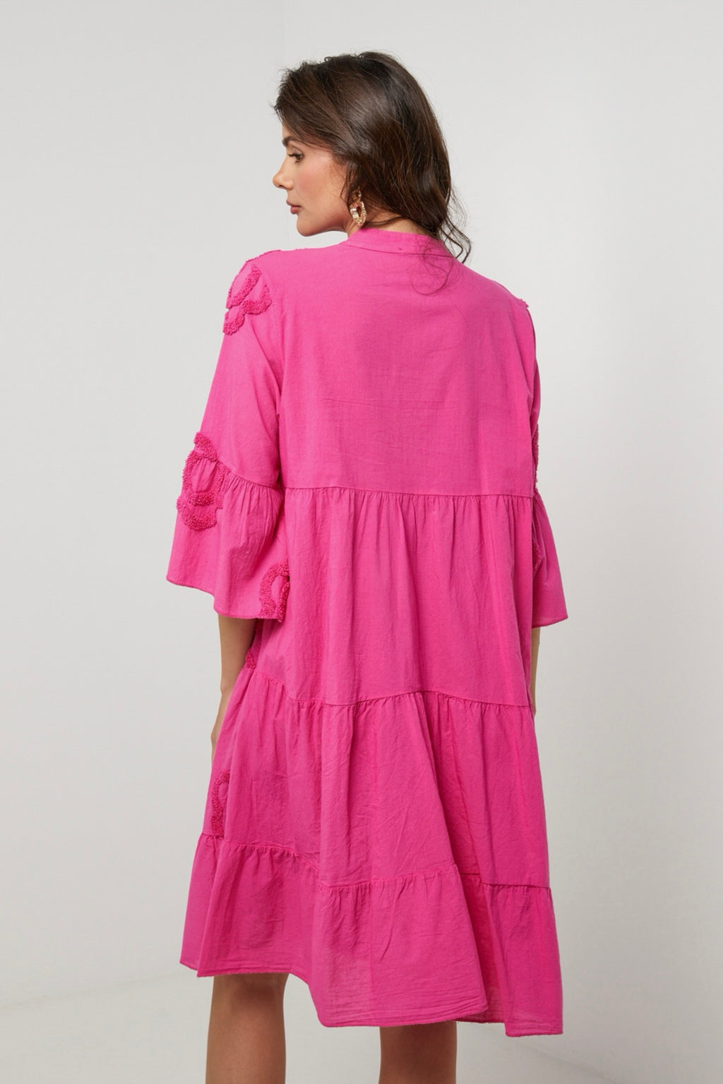 Robe Chemise - Fushia - Femme
