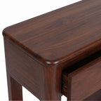 Bali - Solid Teak 2 Drawer Console - Dark Brown