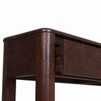 Bali - Solid Teak 2 Drawer Console - Dark Brown