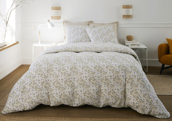 Loucile - Set Copripiumino Completo - 100% Garza Di Cotone - Stampato