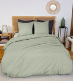 Estra - Deep Fitted Sheets - 100% Cotton Percale - Green - Sage
