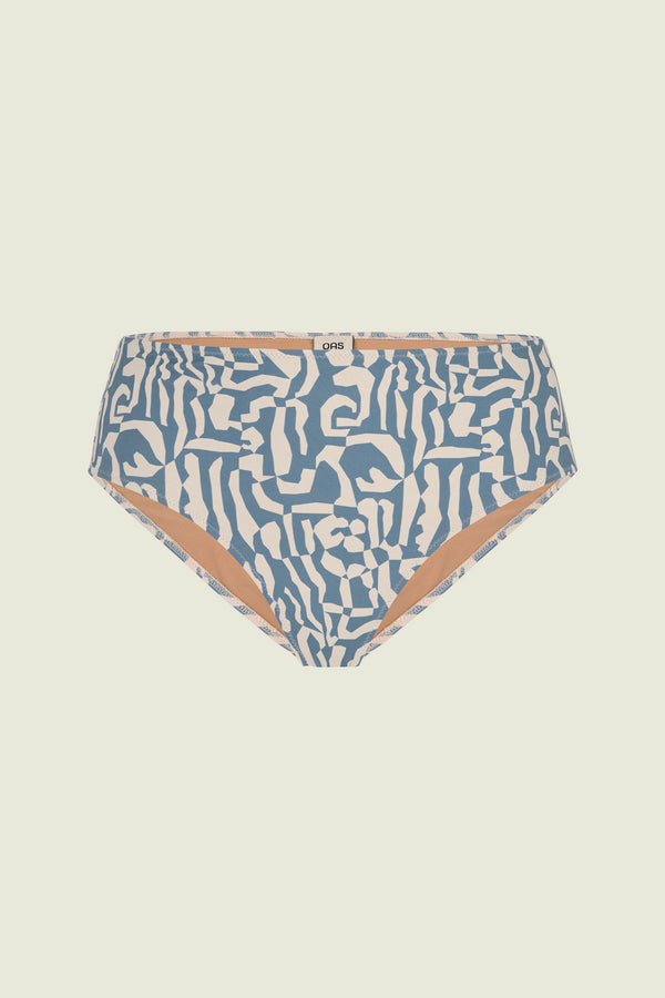 Bas De Bikini Marbling Riva - Bleu