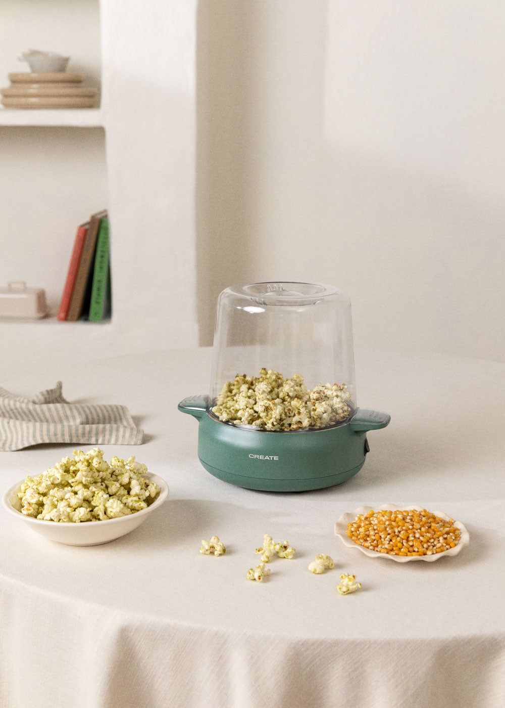 Popcorn Maker Studio - Machine À Pop-Corn Avec Option D'Éclatement Au Beurre - Vert Sauge