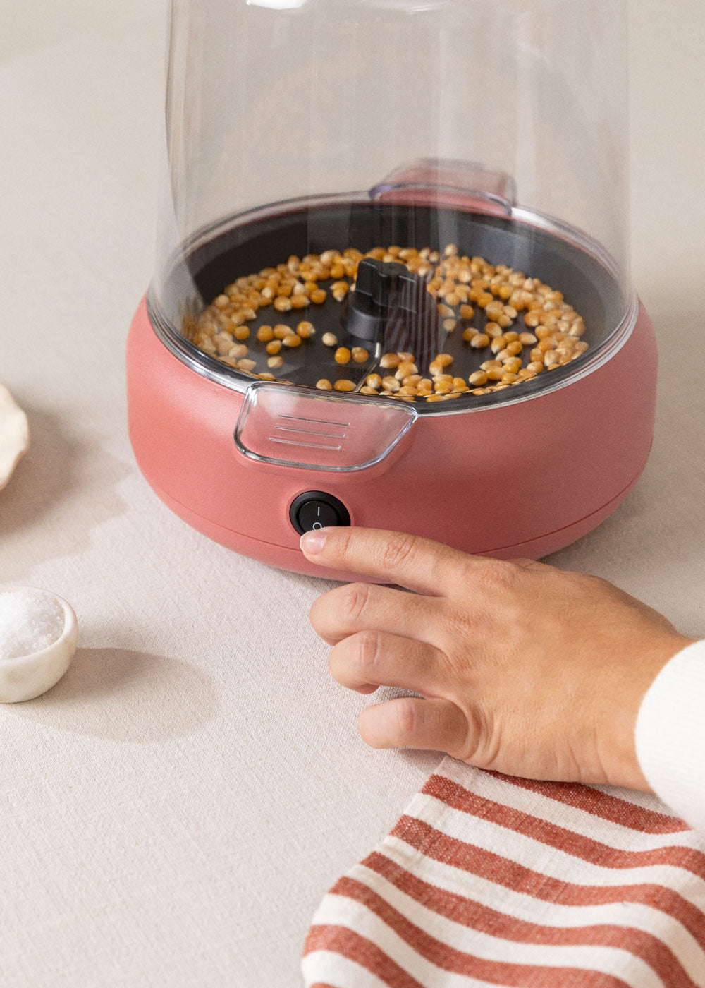 Popcorn Maker Studio - Machine À Pop-Corn Avec Option D'Éclatement Au Beurre - Brique