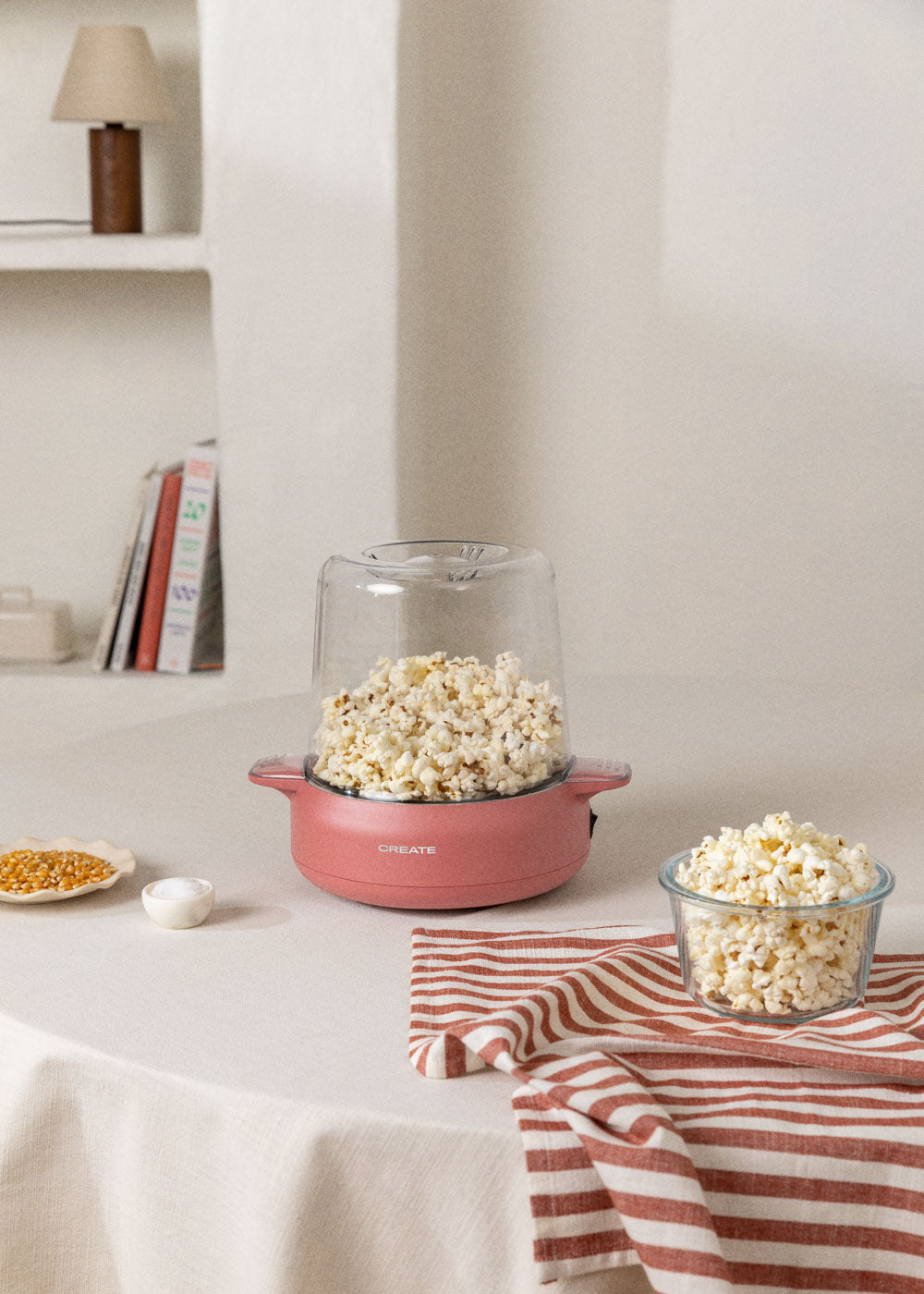 Popcorn Maker Studio - Machine À Pop-Corn Avec Option D'Éclatement Au Beurre - Brique