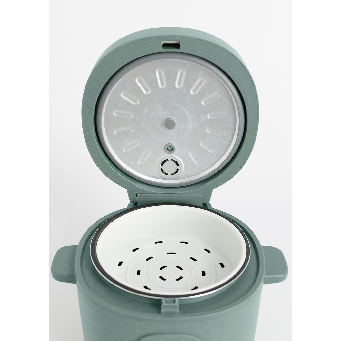 Rice Cooker Studio - Cuiseur À Riz Électrique 2L Avec Panier Vapeur - Sauge
