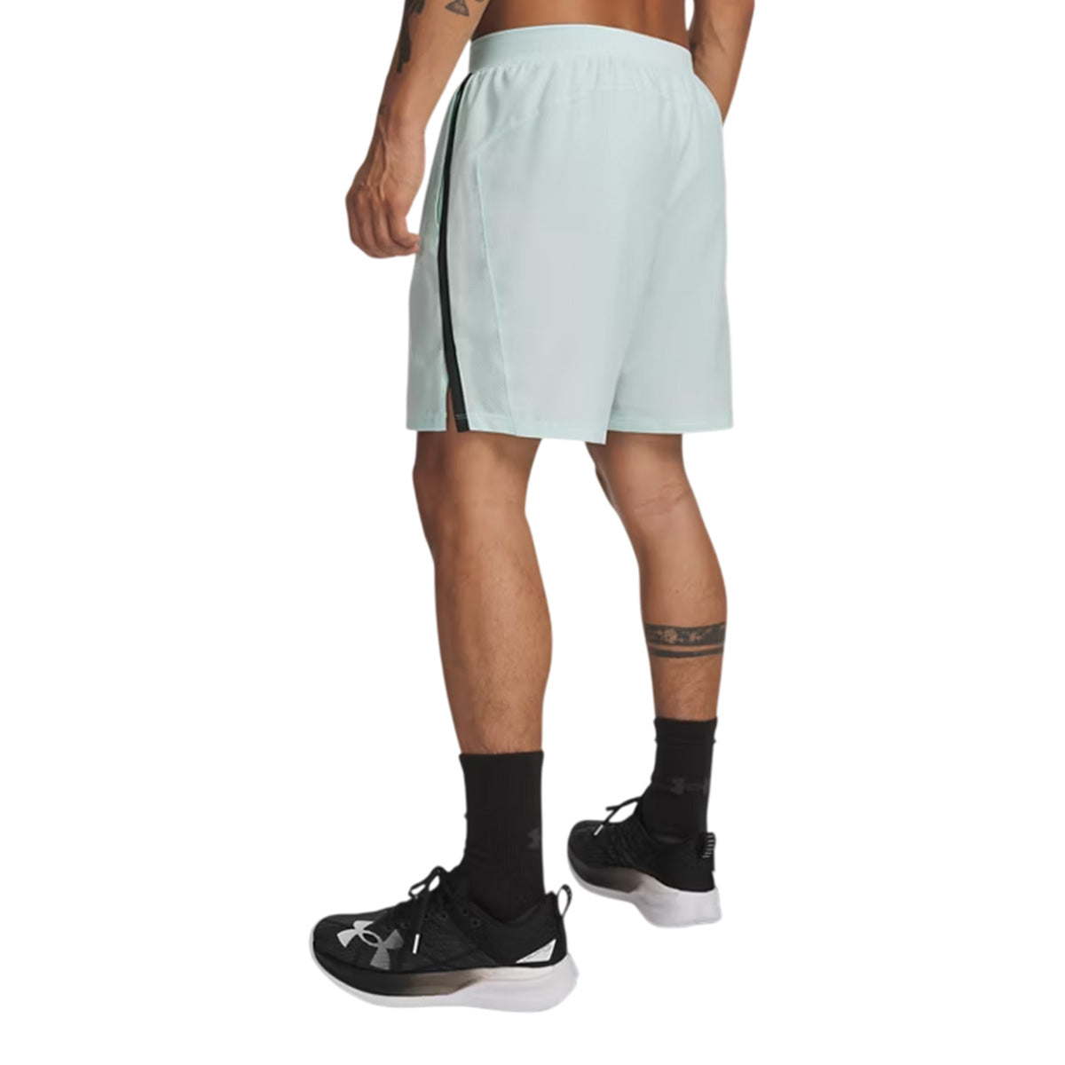 Short Launch 7 - Refresh Mint, Black, Reflective - Homme