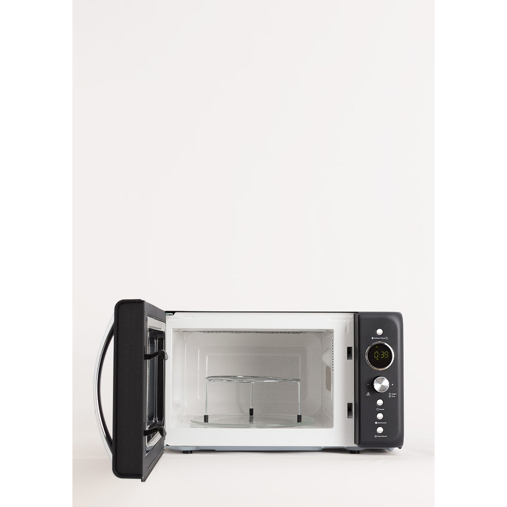 Microwave Retro - Micro-Ondes Gril Numérique 900W - Noir