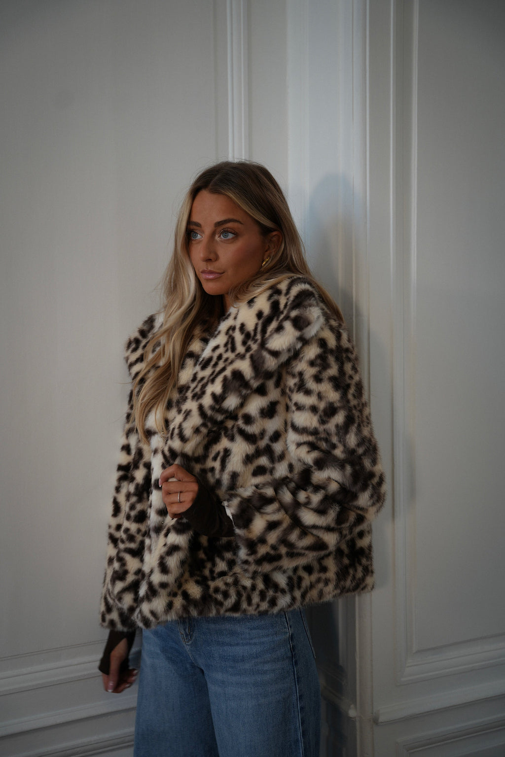 Manteau Fourrure Jina - Léopard