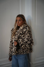 Manteau Fourrure Jina - Léopard