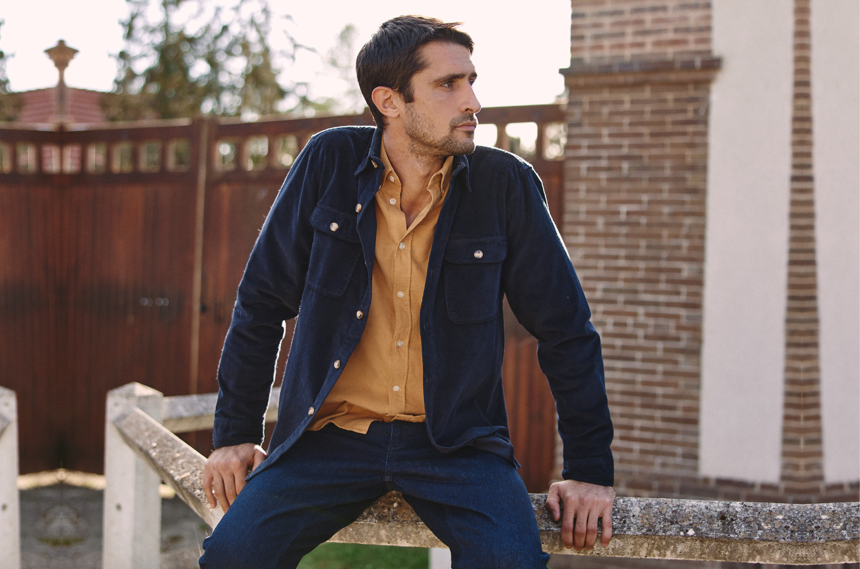 George - Sobrecamisa de terciopelo