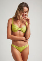 Top de bikini balconette Lima - Verde
