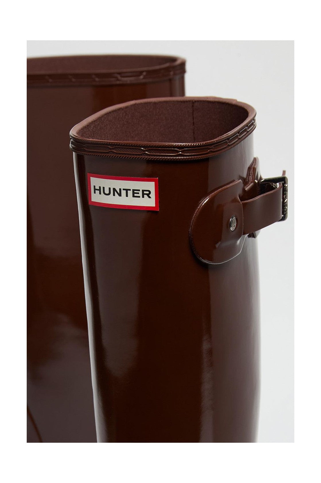 Patent Boots - Brown - Women