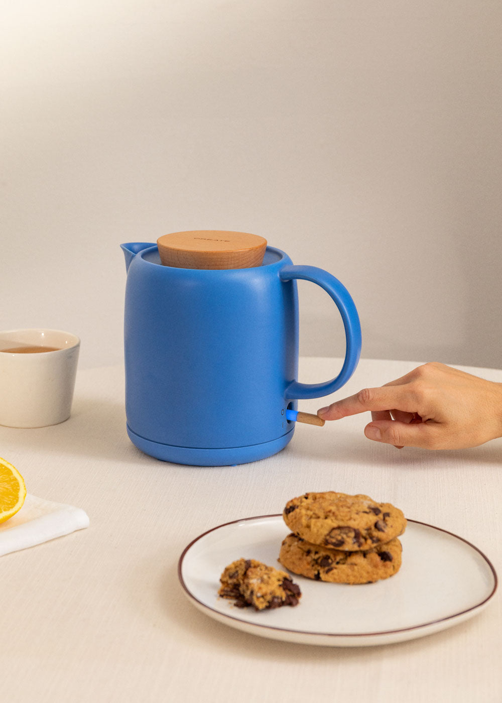 Kettle Ceramic - Bouilloire Électrique En Céramique - 1 L - Bleu Cobalt