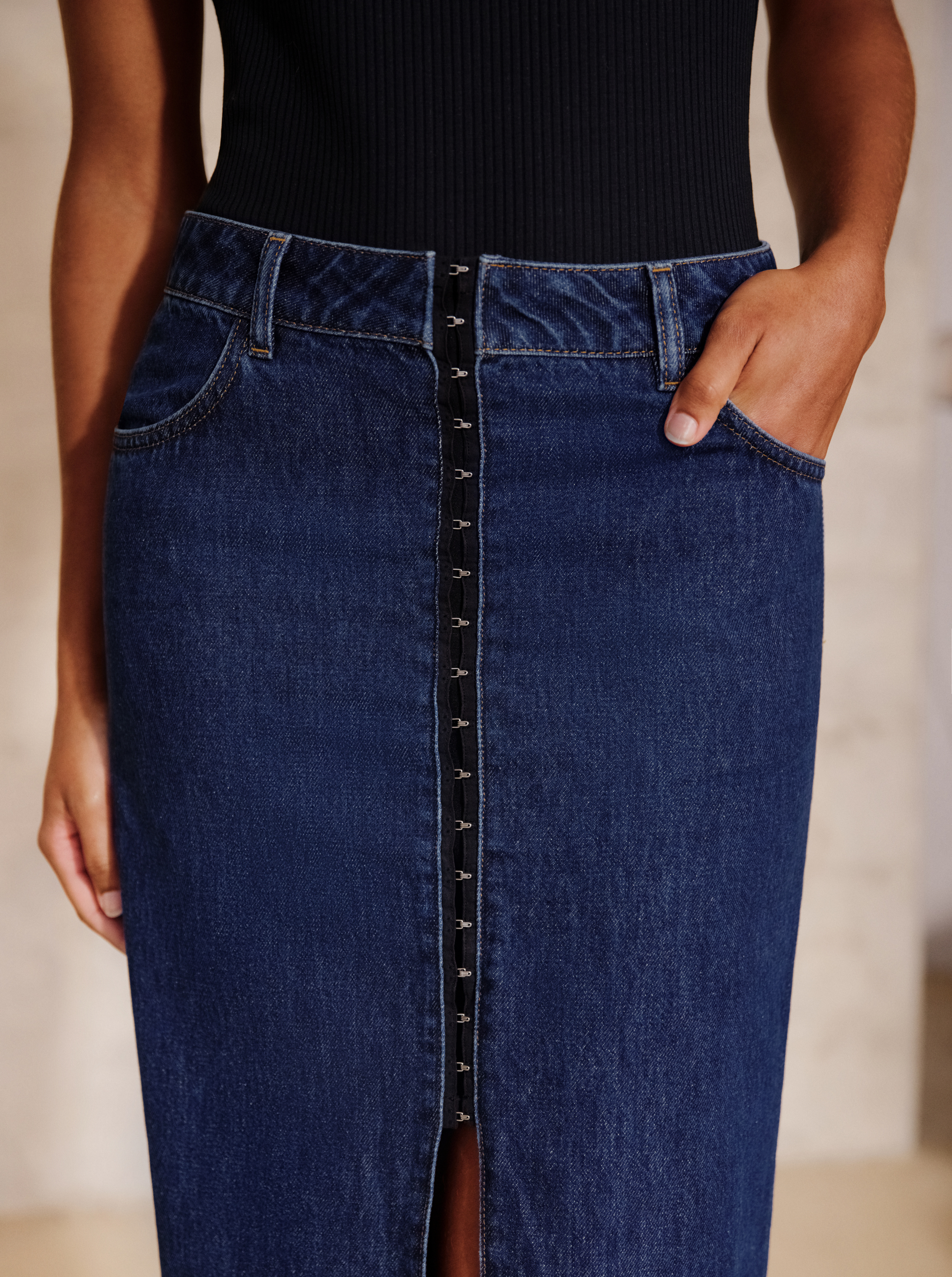 Timeless Denim Skirt