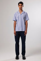 Miyagi SS - Blue Stripe Shirt