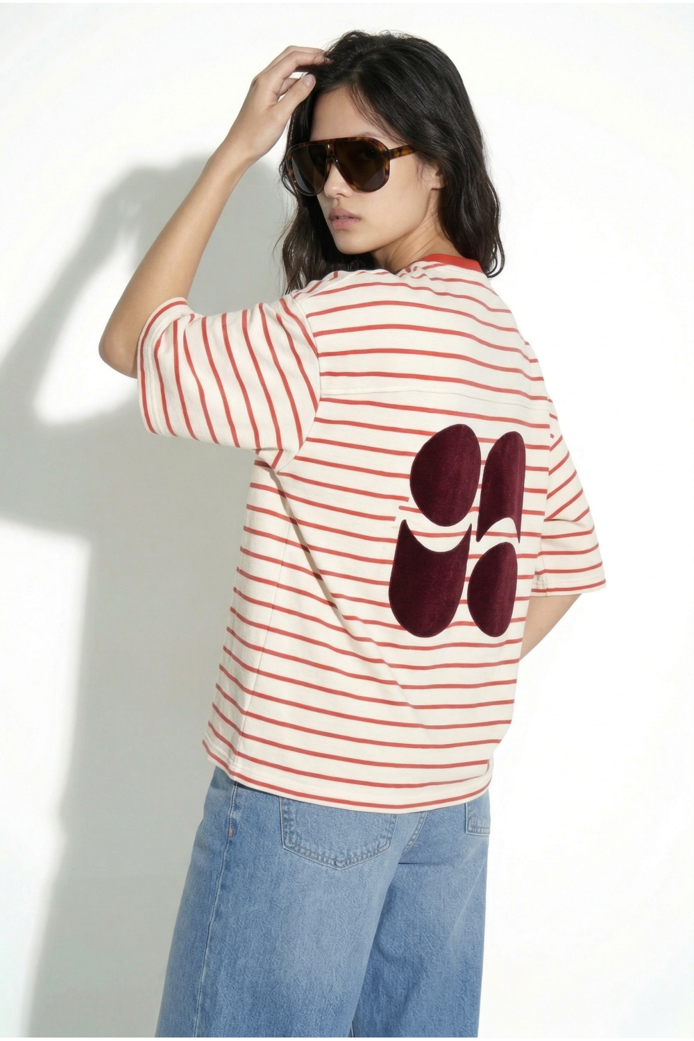 Tao Marinière Red Tshirt, Made In Portugal