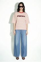 Tao Marinière Red Tshirt, Made In Portugal