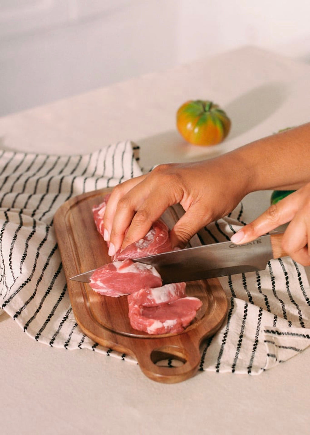 Kitchenware Essentials - Acacia Wood Chopping Boards - Pack of Two Boards