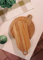 Kitchenware Essentials - Acacia Wood Chopping Boards - Pack of Two Boards