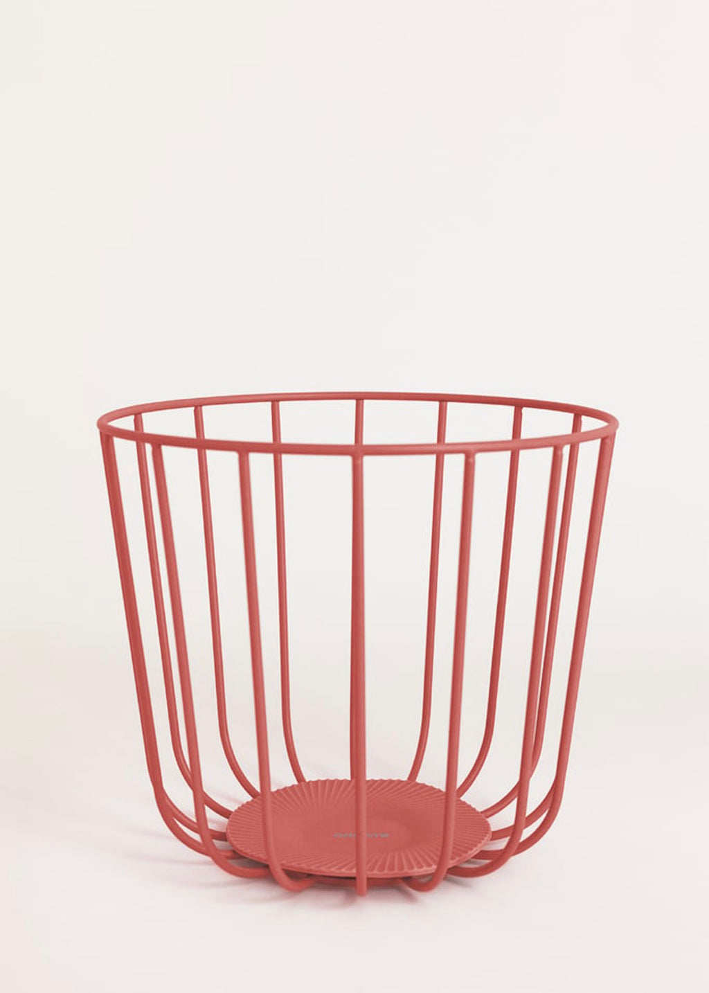 Kitchenware Studio - Cestas de alambre con base antideslizante - Terracota# Pack 2 cestas