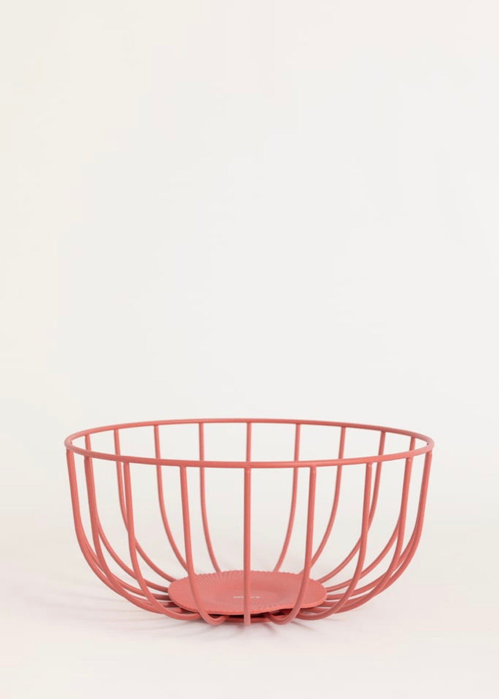 Kitchenware Studio - Cestas de alambre con base antideslizante - Terracota# Pack 2 cestas