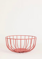 Kitchenware Studio - Cestas de alambre con base antideslizante - Terracota# Pack 2 cestas