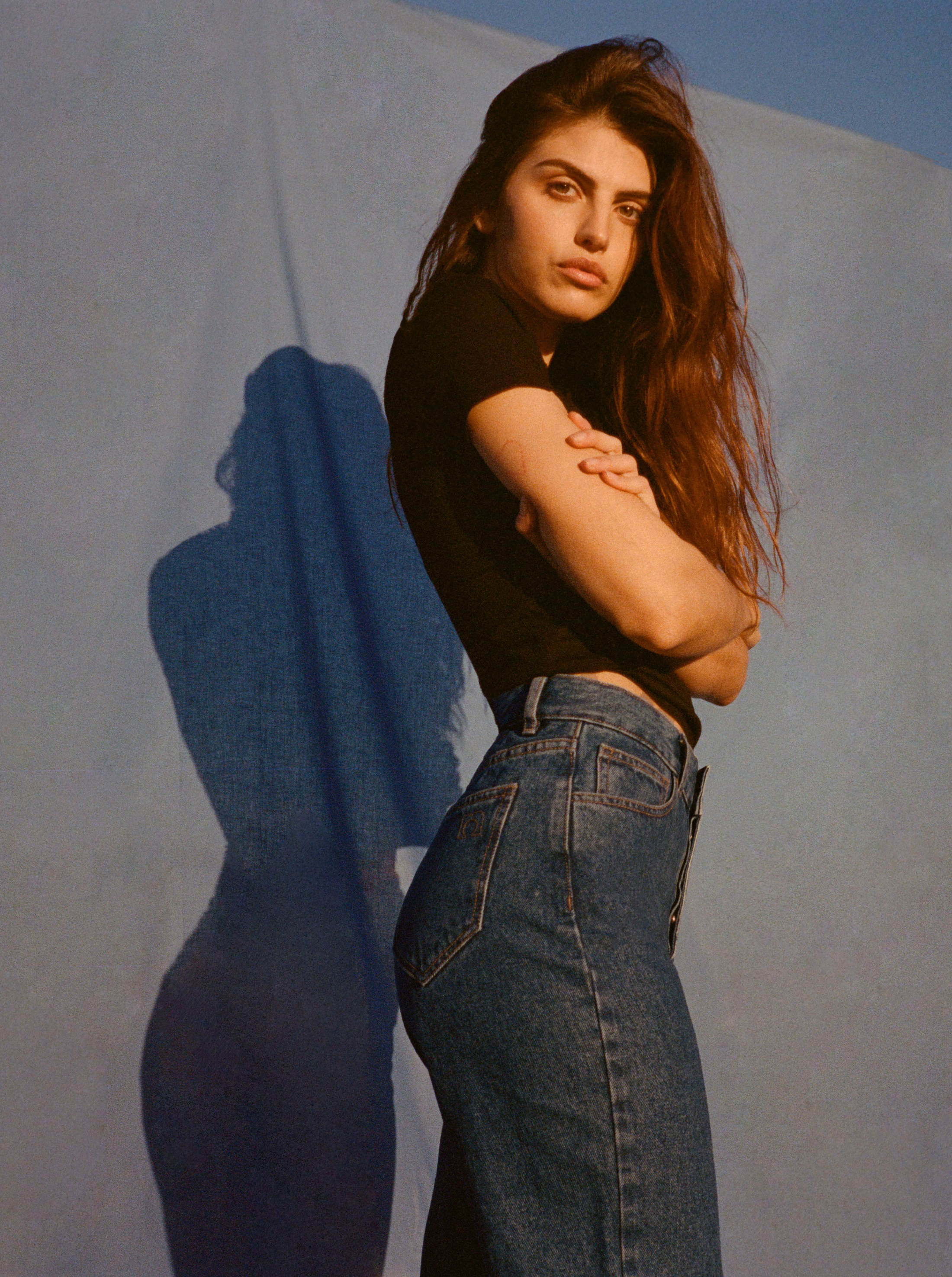 Jean Straight Mid Blue