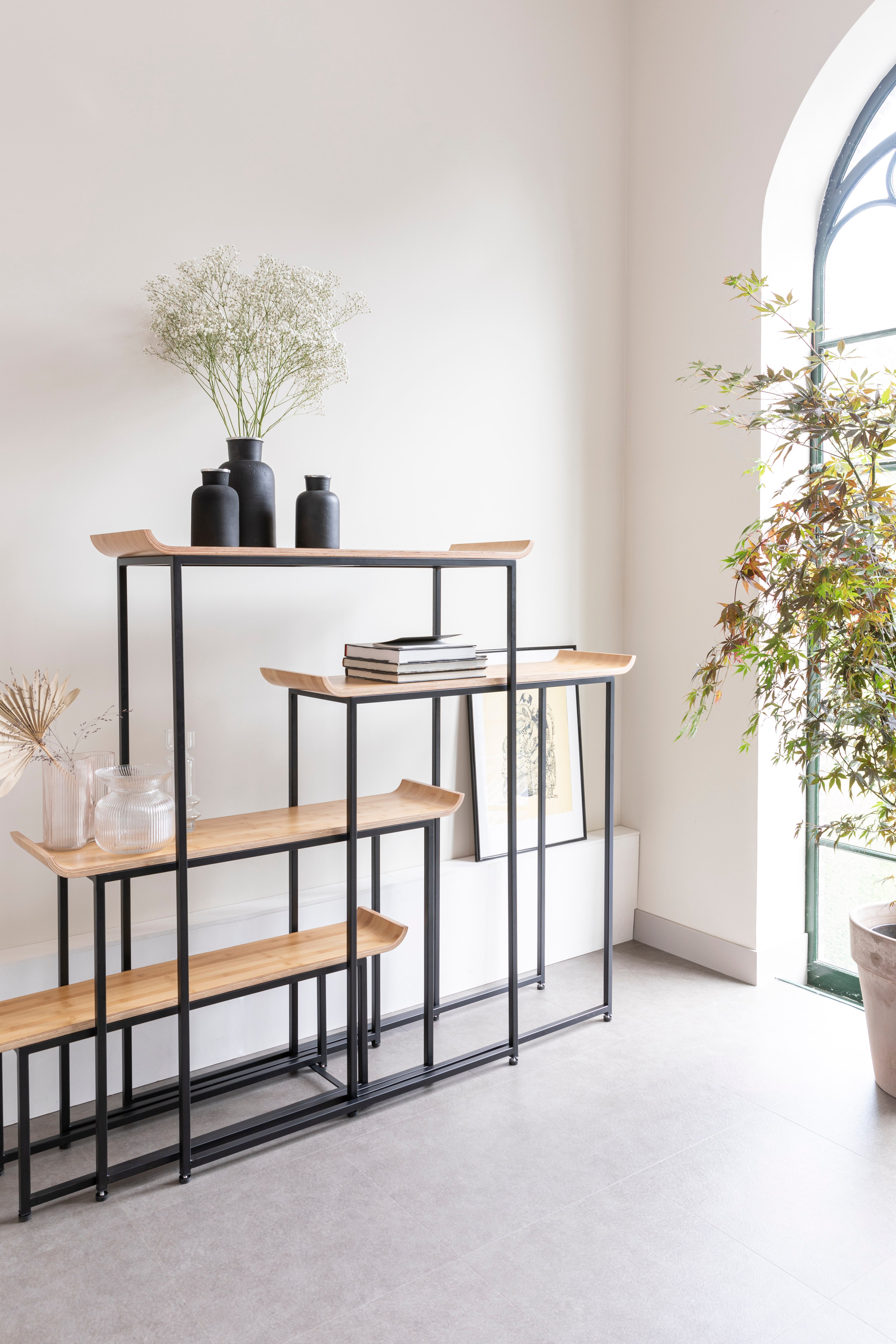 Flodka - Shelving Unit - Plywood - Black