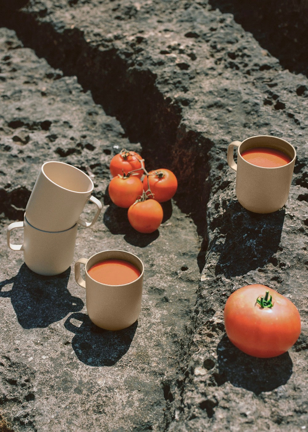 Menaje Outdoor Eco - Servicio Outdoor 4 Tazas - Arena