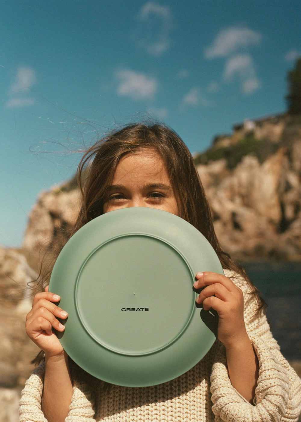 Kitchenware Outdoor Eco - Set of 4 Outdoor Plates - Sage Green