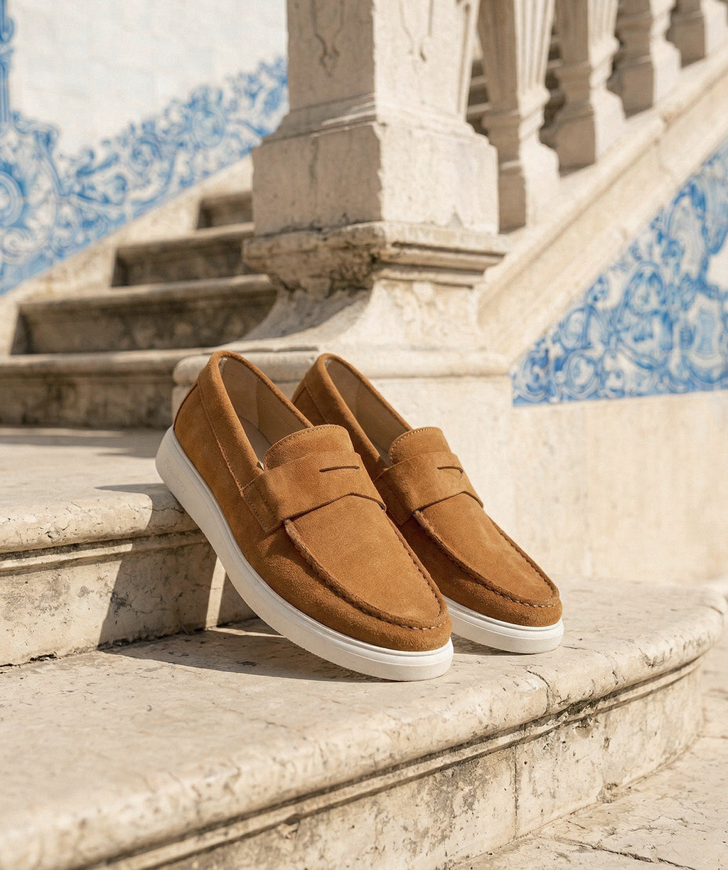Mocassin Acapulco - Veau Velours Whisky
