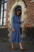 Rosalie Denim Maxi Dress