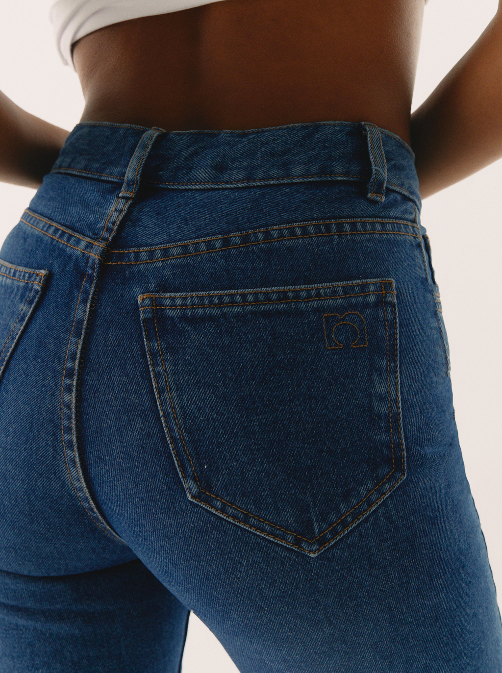 Jean Straight Mid Blue